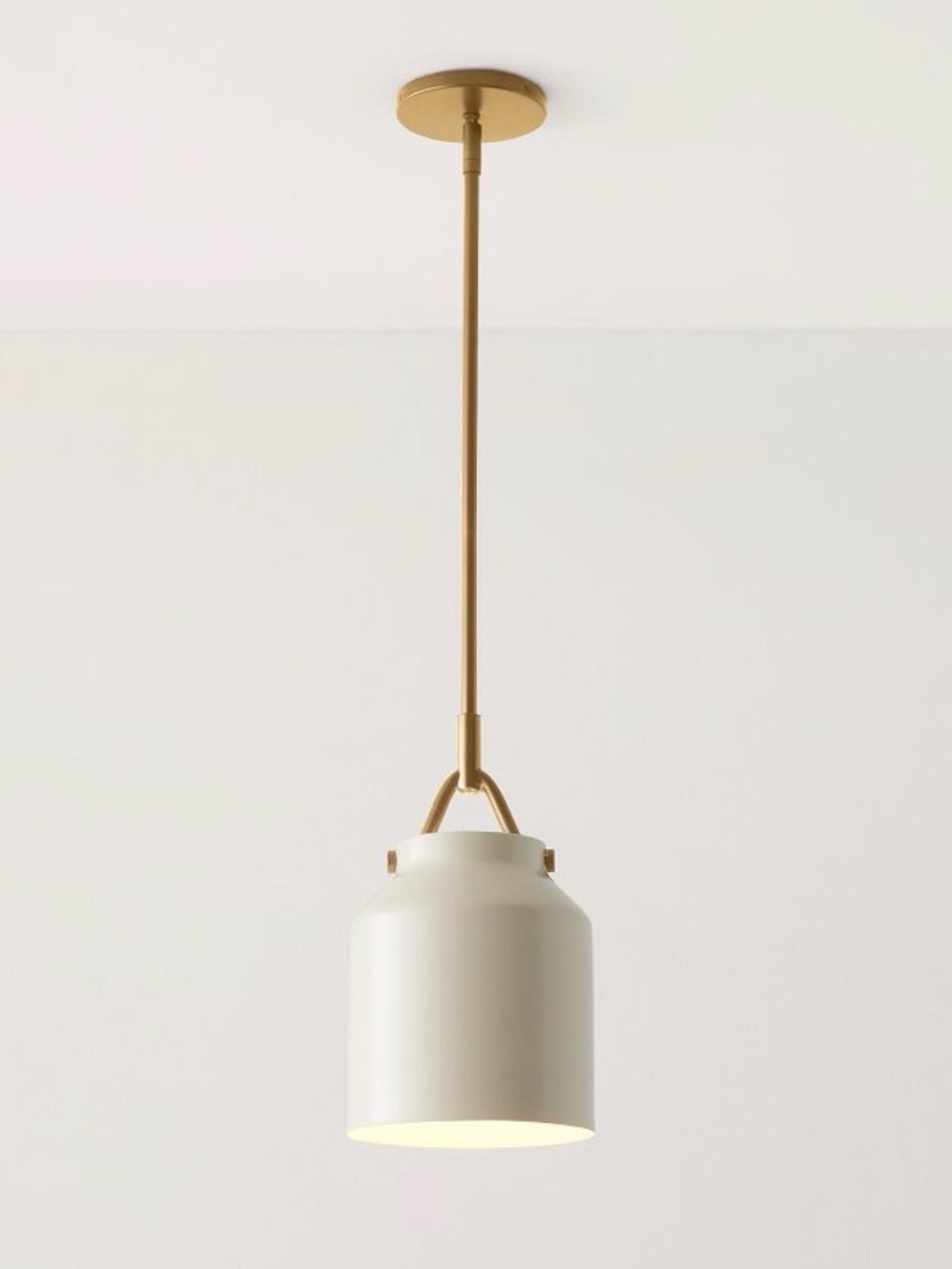 West Elm - Henry Pedant Shade - 7.5" Ivory - set of 2 - NEW